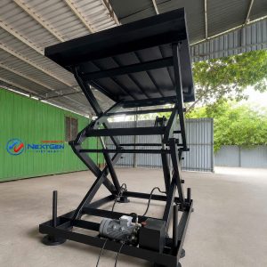 BÀN NÂNG ( 2 TẦNG CHỮ X) 1500KG- CAO 2200mm